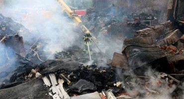 Ukrajina granitiranje požar