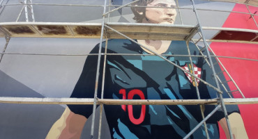 Luka Modrić dobio mural u svom Mostaru