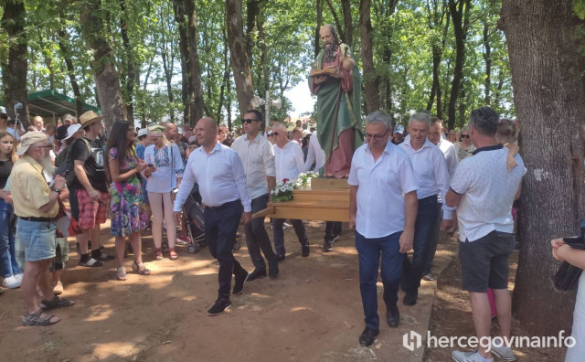 Međugorje proslavilo svetog Jakova, otkriven i spomenik sedmorici pobijenih međugorskih fratara