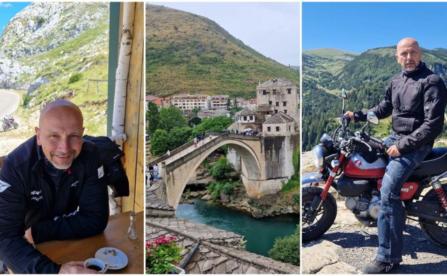 'VJETAR U KOSI' I U MOSTARU Stanković se kod Starog mosta družio s mostarskim poduzetnikom