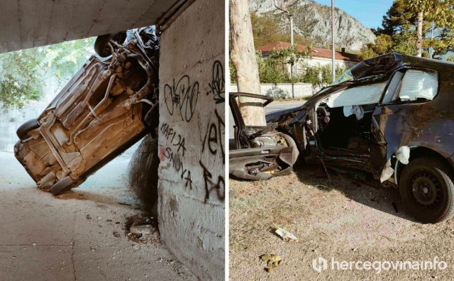 prometna nesreća,Mostar,m 17,ozljede