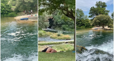 DJECA I KUPAČI BRZO IZAŠLI IZ VODE Hoćemo li u Trebižatu ponovno plivati s fekalijama?
