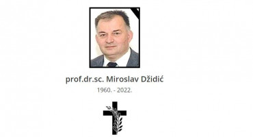 Preminuo je Miroslav Džidić, profesor s mostarskog Sveučilišta