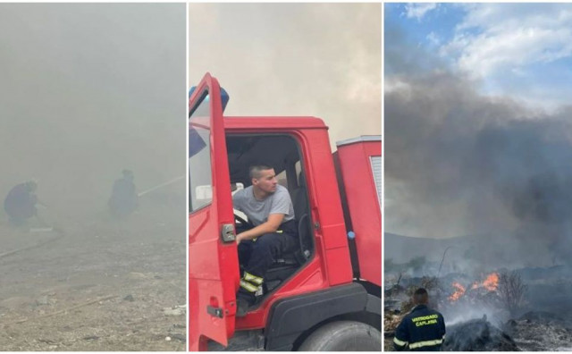 Požar na deponiji smeća u Čapljini, vatrogascima pomažu i bageri