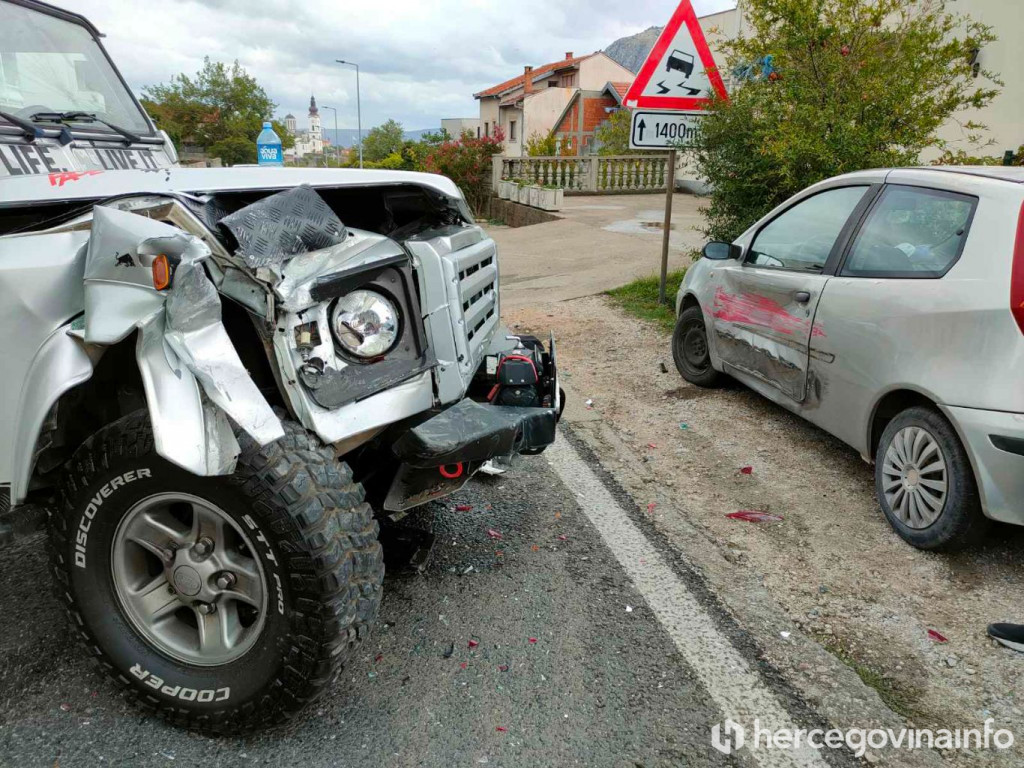 PONOVNO NESREĆA NA M-17 Jedna osoba ozlijeđena u sudaru