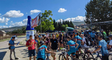 ISTOČNA HERCEGOVINA Biciklističkom utrkom oko jezera promovirali prirodne ljepote
