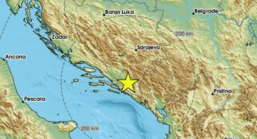 Hercegovina se ponovno zatresla, potres magnitude 3,5 stupnjeva