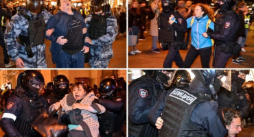 Prosvjedi protiv mobilizacije u Rusiji, policija uhićuje, a ljudi masovno bježe iz države