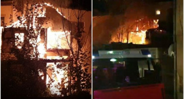 SARAJEVO U potpunosti izgorjela obiteljska kuća, uhićen jedan migrant