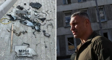 NOVI UDAR NA CIVILE Rusi granatirali Kijev dronovima kamikazama, gradonačelnik pokazao što je ostalo od njih