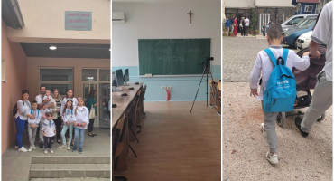 Mali Ukrajinci dobili svoju učionicu u OŠ Bijakovići, nastavu će pohađati online i družiti se s domaćim učenicima