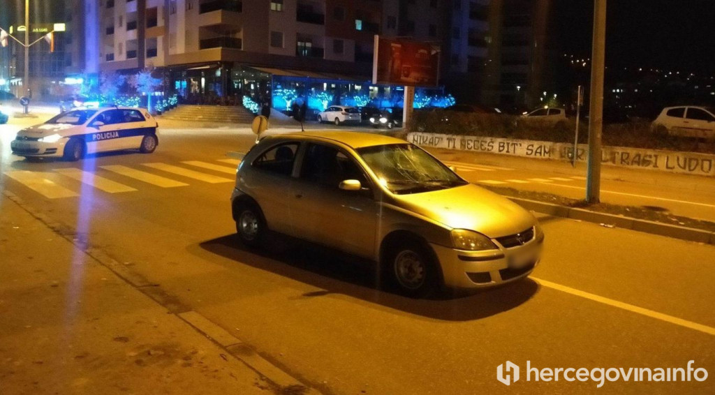 NESREĆA U MOSTARU Automobil udario pješakinju