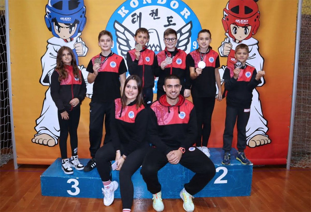 TKD ZRINJSKI S međunarodnog natjecanja se vratili bogatiji za pet medalja