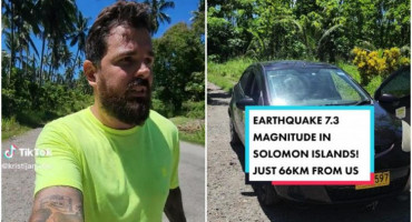Hrvatski bloger objavio snimku potresa na Solomonskim Otocima