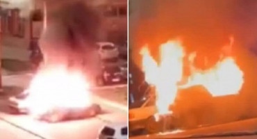 NA PALAMA Izgorio putnički automobil