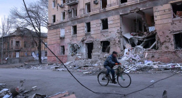 Mariupolj Ukrajina ruševina