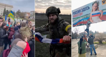 Ukrajinci stigli u centar Hersona, stižu snimke slavlja