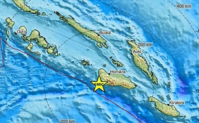Snažan potres magnitude 7 pogodio Solomonsko otočje