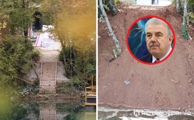 ZAŠALOVAO PA RAŠALOVAO Premijer Herceg je želio stepenicama u jezero, ali zbog naše prijave neće