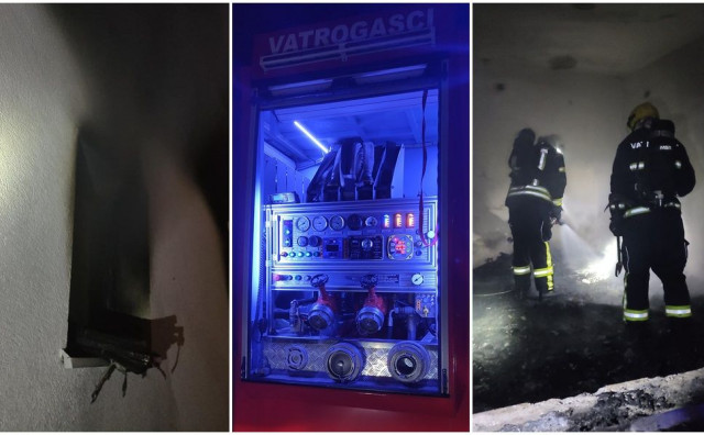 GORJELA OBITELJSKA KUĆA Mostarski vatrogasci gasili požar