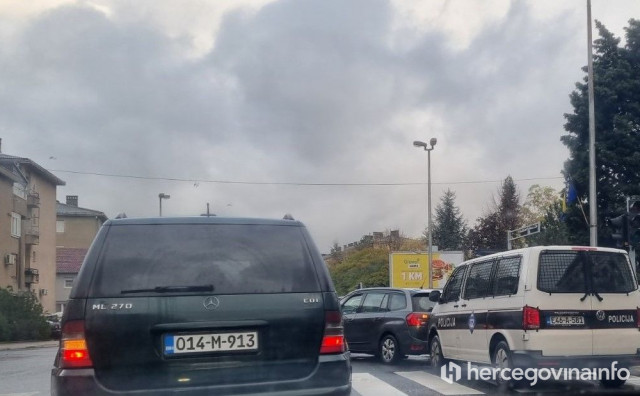 PROMETNA NESREĆA Promet usporen na južnom izlazu iz Mostara