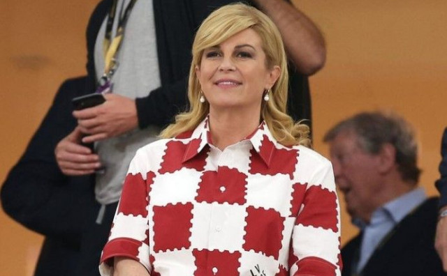 SP U KATARU Kolinda otkrila u čiji spomen je nosila Louis Vuitton košulju nadahnutu hrvatskim kvadratićima