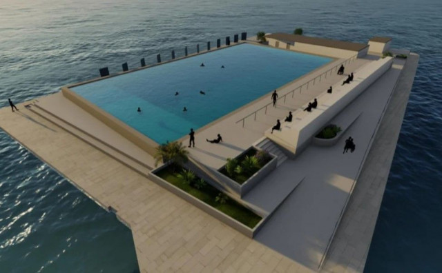 NOVI OBJEKT U SPLITU Nasred mora se planira graditi grijani bazen sa slatkom vodom
