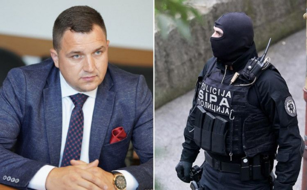 'PAO' DRŽAVNI MINISTAR Miloš Lučić jutros uhićen ispred teretane, bio u pratnji tjelohranitelja