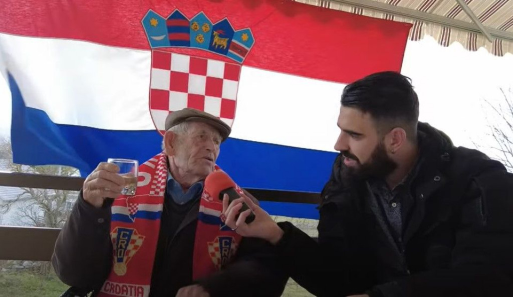 Ilija (97) iz Tomislavgrada je najstariji navijač Vatrenih koji prati sve utakmice