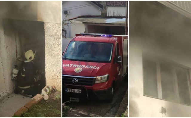 GORIO PODRUM Čapljinski vatrogasci gasili požar na obiteljskoj kući