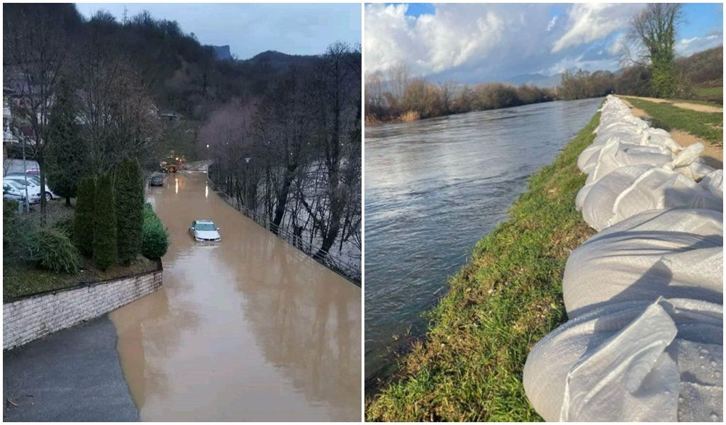 NAKON OBILNIH PADALINA Na Trebižatu dežuraju ekipe, a u Konjicu poplave
