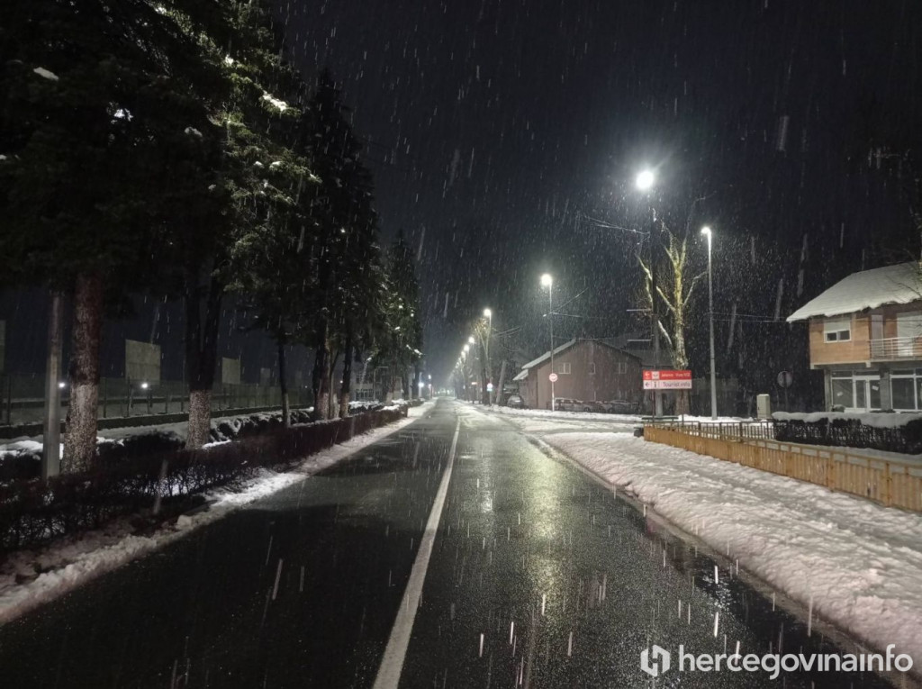 NOVI CENTIMETRI SNIJEGA Sjever Hercegovine opet pobijelio