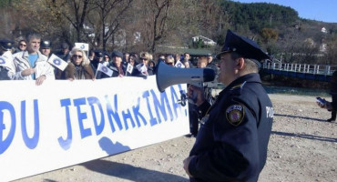 U PETAK SASTANAK Djelatnici MUP-a ŽZH održali dvosatno upozorenje, a evo kada kreću u opći štrajk ako se ne ispune njihovi zahtjevi