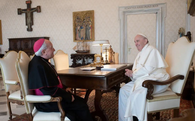 O ČEMU SE RAZGOVARALO Papa Franjo primio vizitatora za župu Međugorje