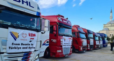 VELIKA AKCIJA Kamioni pomoći iz BiH stigli u Tursku, Siriji samo novčana pomoć