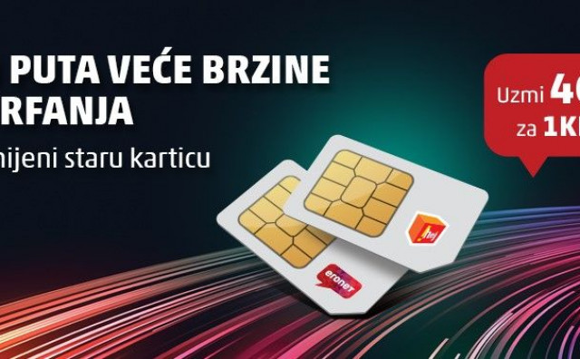 Zamijenite svoju SIM karticu i surfajte i do 10 puta većom brzinom