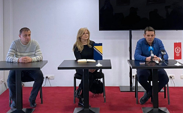 Konferencija za medije press Plivački klub Velež