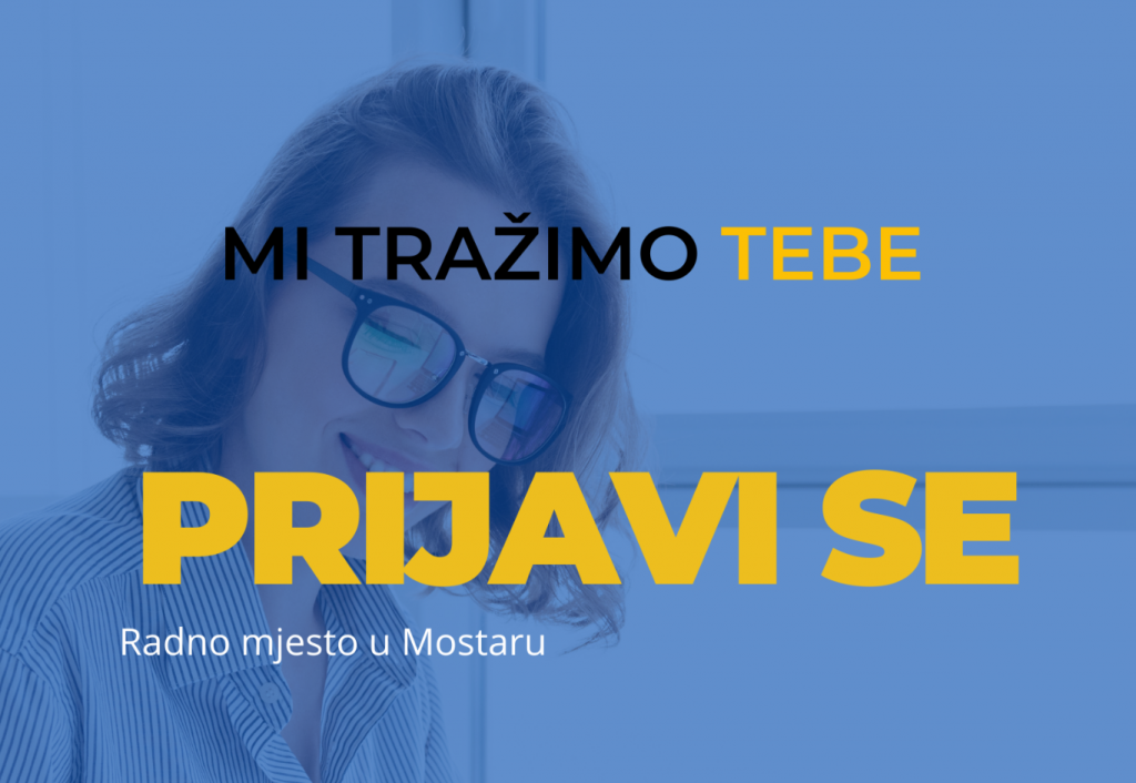 TRAŽIMO NOVE TALENTE Pridružite se timu kompanije COS d.o.o i izgradite karijeru kakvu ste oduvijek željeli