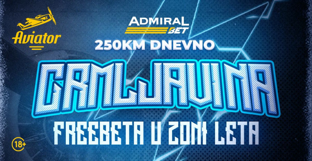 ADMIRALBET – AVIATOR Kroz samo par sekundi osvojite REKORDNE DOBITKE! FREEBET GRMI!