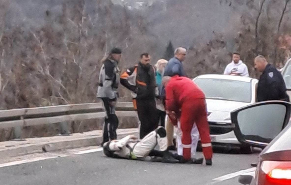 PROMETNA NESREĆA KOD KONJICA Motociklist zadobio teže tjelesne ozljede