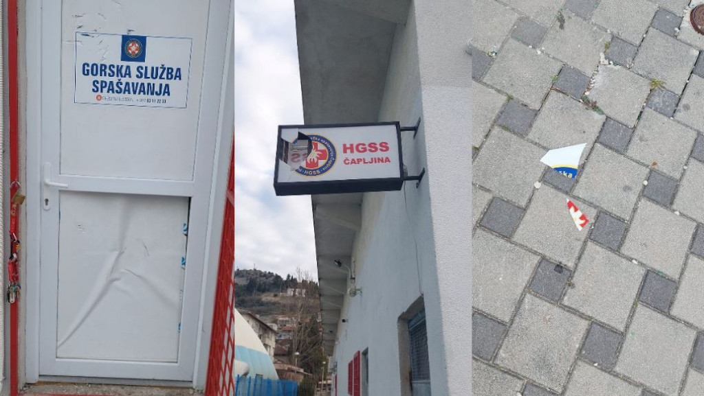SRAMOTNO Demolirane prostorije HGSS Čapljina, nepoznate osobe pokušale provaliti dok su spašavatelji imali sastanak