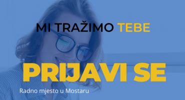 TRAŽIMO NOVE TALENTE Pridružite se timu kompanije COS d.o.o i izgradite karijeru kakvu ste oduvijek željeli!