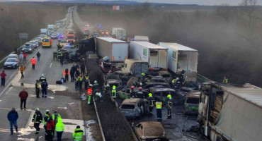 NOVI DETALJI U lančanom sudaru kod Budimpešte jedna osoba poginula, 39 je ozlijeđenih