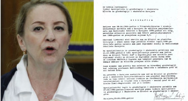 Sebija Izetbegović u biografiji tvrdila da je specijalizirala u Zagrebu, a u intervjuu da nije!