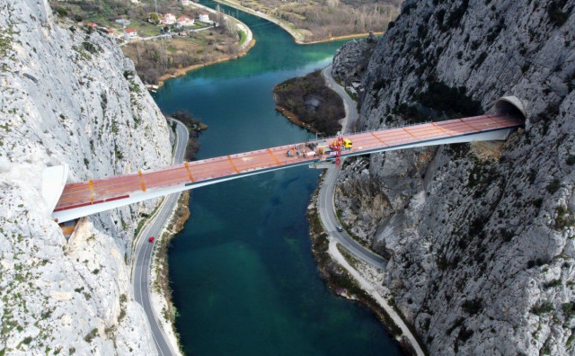 SVI SLAVE OSIM MJEŠTANA Danas se spaja most Cetina u Omišu