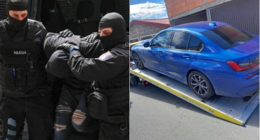 VELIKA AKCIJA SARAJEVSKE POLICIJE Uhićeno osam osoba, oduzeti automobili, droga, novac i oružje