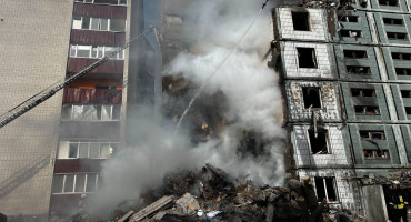 RAKETIRAN I KIJEV U napadu projektilima poginulo najmanje pet osoba, među njima i dijete