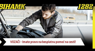 bihamk, pomoć na cestama, Besplatne usluge pomoći na cesti, JP Ceste Federacije Bosne i Hercegovine
