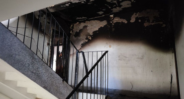 OSTALI SAMO ZIDOVI Troje ozlijeđenih u požaru u središtu Mostara