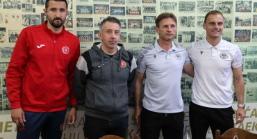 FK Velež i HŠK Zrinjski treneri i kapiteni travanj 2023